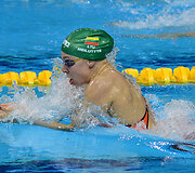 Rūta Meilutytė 100 m krūtine rungties pusfinalyje
