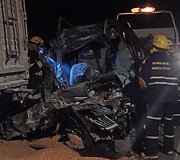 Popiežiaus Pranci&scaron;kaus giminaičių automobilis po avarijos.