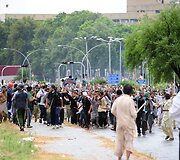Protestuotojai Pakistane