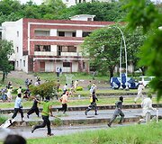 Protestuotojai Pakistane