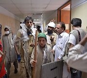 Protestuotojai Pakistane