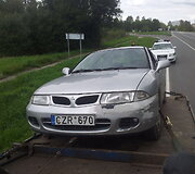 Ky&scaron;į siūliusio neblaivaus vairuotojo automobilis