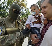 Kijeve į Rytų Ukrainą i&scaron;lydėti &bdquo;Sich&ldquo; bataliono savanoriai 