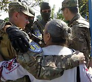 Kijeve į Rytų Ukrainą i&scaron;lydėti &bdquo;Sich&ldquo; bataliono savanoriai 
