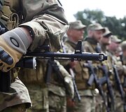 Kijeve į Rytų Ukrainą i&scaron;lydėti &bdquo;Sich&ldquo; bataliono savanoriai 