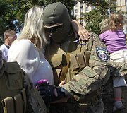 Kijeve į Rytų Ukrainą i&scaron;lydėti &bdquo;Sich&ldquo; bataliono savanoriai 