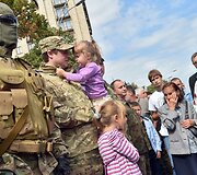 Kijeve į Rytų Ukrainą i&scaron;lydėti &bdquo;Sich&ldquo; bataliono savanoriai 
