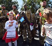 Kijeve į Rytų Ukrainą i&scaron;lydėti &bdquo;Sich&ldquo; bataliono savanoriai 