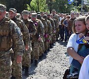 Kijeve į Rytų Ukrainą i&scaron;lydėti &bdquo;Sich&ldquo; bataliono savanoriai 