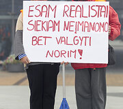 Valytojų mitingas Vilniuje