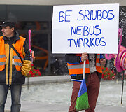 Valytojų mitingas Vilniuje