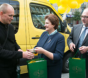 Mokyklinių autobusų perdavimo ceremonija