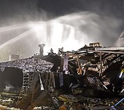Sprogimo chemijos gamykloje padariniai &Scaron;iaurės Vokietijoje