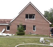 Sprogimo chemijos gamykloje padariniai &Scaron;iaurės Vokietijoje