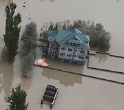 Potvynis Srinagaro mieste 
