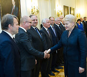 Lietuvos universitetų rektorių susitikimas su Dalia Grybauskaite
