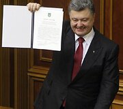 Ukrainos prezidentas Petro Poro&scaron;enka