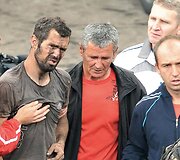 Bosnijoje ir Hercogovinoje žemės drebėjimas sukėlė griūtį anglies kasykloje.