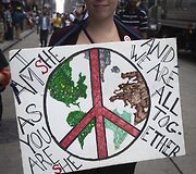 &bdquo;Žmonių klimatas&ldquo; &ndash; eisena Niujorke 
