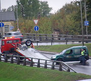 &bdquo;Peugeot Partner&ldquo; automobilio avarija Vilniuje. 