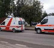 Raseiniuose traktorius partrenkė vyrą.
