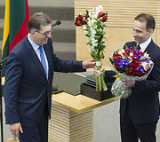 Algirdas Butkevičius ir Rokas Masiulis