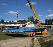 Vilniuje į Nerį nuleistas dar vienas laivas