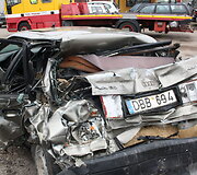 &bdquo;Audi&ldquo; automobilis po avarijos 