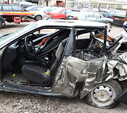 &bdquo;Audi&ldquo; automobilis po avarijos 