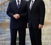 Aliaksandras Luka&scaron;enka ir Geidaras Alievas