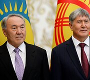 Nursultanas Nazarbajevas ir Almazbekas Atambajevas