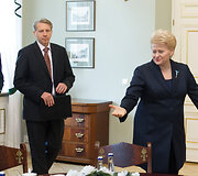 Darius Valys ir  Dalia Grybauskaitė