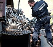 Prancūzijoje nukrito sraigtasparnis 