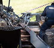 Prancūzijoje nukrito sraigtasparnis 