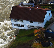 Potvynio padariniai Norvegijos vakaruose