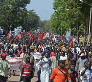 Protestuotojai Burkina Faso sostinėje