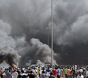 Protestuotojai Burkina Faso sostinėje