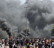 Protestuotojai Burkina Faso sostinėje