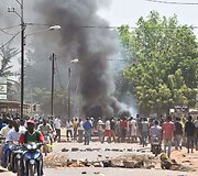 Protestuotojai Burkina Faso sostinėje