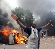 Protestuotojai Burkina Faso sostinėje