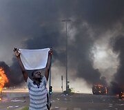 Protestuotojai Burkina Faso sostinėje