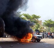 Protestuotojai Burkina Faso sostinėje