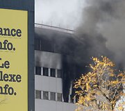 Gaisras &bdquo;Radio France&ldquo; pastate, Paryžiuje.