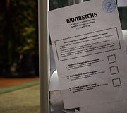 Rinkimai Donecke, Ukrainoje. 
