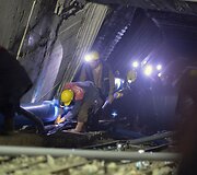 Turkijos anglies kasykloje bandoma i&scaron;gelbėti po žeme įkalintus angliakasius 