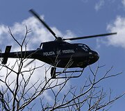 Meksikos policijos sraigtasparnis 