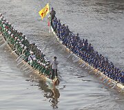 Vandens festivalis Kambodžoje.