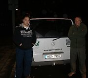 Lietuvos kariuomenės i&scaron;minuotojas perdavė labdaros siuntą Ukrainos kolegoms