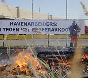 Profesinių sąjungų streikas Belgijoje