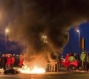 Profesinių sąjungų streikas Belgijoje